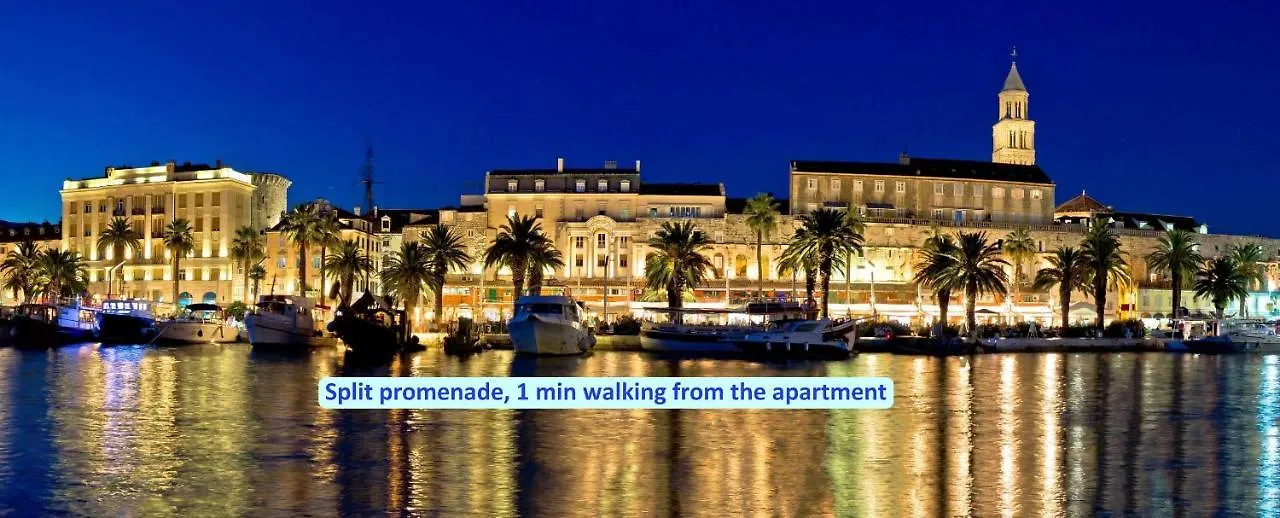 Apartmán Luxury Spacious Studio In The Heart Of Split Chorvatsko